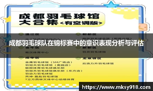 成都羽毛球队在锦标赛中的意识表现分析与评估